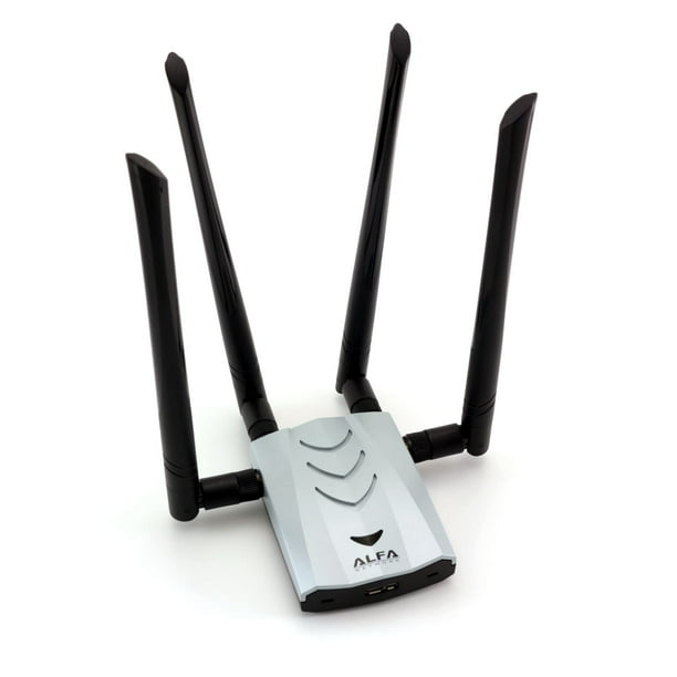 Adaptador Wi-Fi ALFA AC1900 Mbps 802.11ac de doble banda USB 3.0