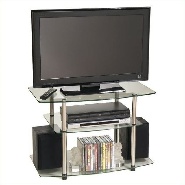 Convenience Concepts Designs2Go Classique Verre Clair 32" TV Stand