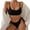 Black, variant on VBTAPA Women's 2 Piece Bathing Suits Adjustable Ribbed Tie Side Thong Bikini Set Summer Beach Swimsuit Big Sales Today Black M