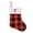 Y, variant on Mini Christmas Stocking Red And Black Plaid Small Stocking with Hanging Ring A to Z Embroidered Letter Hanging Stocking for Xmas Tree Wall Mantel
