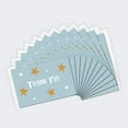 thumbnail image 7 of Tree-Free Greetings Thank You Greeting Card 12 Pack, 4x6, Blue Rainbow Baby Shower (TK61355), 7 of 7