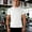White, variant on YLSDY Men's Quick Dry Running T-Shirts Reflective Stripe Athletic Short Sleeve Tees Multi Color Blue XXXL
