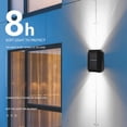 thumbnail image 1 of Lámpara de pared solar de 6 LED, lámpara de seguridad impermeable, lámparas de decoración de jardín para , jardín, calle, garaje, patio, 1 of 8