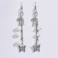 thumbnail image 3 of BQBQERT Sweet Cool Dangle Earrings Fashion Long Flower Butterfly Pendant Earrings Temperament Earrings Woman Jewelry, 3 of 9