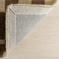 thumbnail image 3 of Rugs USA Kia Checkerboard Wool Area Rug, 7' 6" x 9' 6", Kia Mocha Brown, 3 of 8