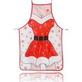 thumbnail image 1 of Coxeer Christmas Kitchen Apron Adjustable Festival Colorful Cooking Apron Party Apron, 1 of 4
