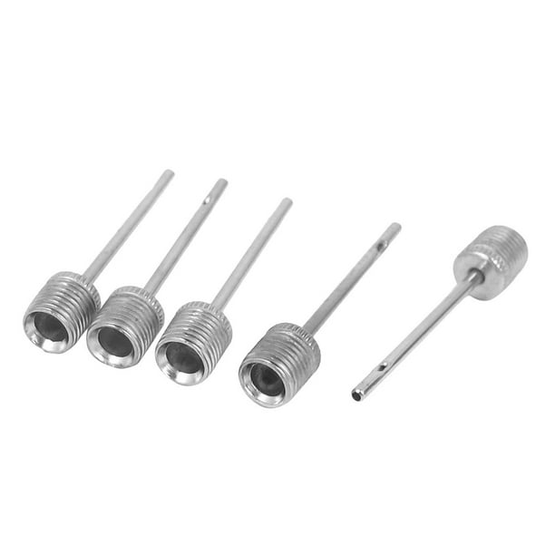 Unique Bargains 5pcs Football Basketball Soccer Ball Inflating Air Pump Needle Pin Nozzle