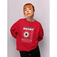 thumbnail image 2 of Poster Spiral Techno Style Sweatshirt Women -Image by Shutterstock, Female 3X-Large, 2 of 4