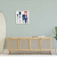 thumbnail image 2 of Stupell Industries Port Oars Rustic Americana Patterns Graphic Art White Framed Art Print Wall Art, Design by Paul Brent, 2 of 7