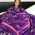 thumbnail image 5 of 60th Birthday Gifts for Women Blanket 50"x60", 60th Birthday Gifts Ideas Throw Blanket, 1962 Birthday Gifts for Women, 60th Birthday Gifts for Sister Wife Mom Grandma, 60 Year Old Birthday Gift Ideas, 5 of 6