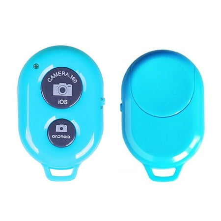 Bluetooth Remote Shutter Button Selfie Stick For Samsung Galaxy Note 8 5 4 3 S6 Edge S8 S8 Plus Apple iPhone 8 7 6 6s Plus SE 5 5s 5c - Blue