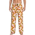 thumbnail image 5 of Mens Pajama Pants, Hot Dog In Heart Soft Sleep & Lounge Pants for Men, Cuteness Casual PJ Bottoms Pants with Pockets, 5 of 7