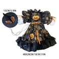 thumbnail image 3 of Sruoe Halloween Porch Goose Outfits, Witch Costumes Set 23 Inch Porch Goose Clothes, Goose Clothes Dress, Duck Sculpture Clothes for Lawn Statue Cement Statue Yard Patio Party Decoration, 3 of 7