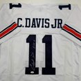thumbnail image 2 of Autographed/Signed Chris Davis Jr. Auburn White College Football Jersey JSA COA, 2 of 4