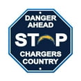 thumbnail image 1 of Fremont Die 90548 Los Angeles Chargers Plastic Stop Sign, 1 of 1