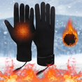thumbnail image 5 of Tuvgenk Outdoor Rechargeable Heated Gloves Adult Thermal Reusable Hand Warmers Gloves Durable Black Cycling Gloves, 5 of 5