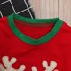 thumbnail image 4 of Conjuntos de ropa de Navidad para bebés, niños y niñas, camiseta de manga larga con diseño de alce y pantalones a rayas, pijamas para bebés, ropa para niños, 4 of 5