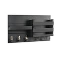 thumbnail image 3 of MTBLYS Wall Mounted Storage Rack Wood Organizer Mail Keys Small Items Holder Home Wall Decor Entryway Bedroom, 3 of 7