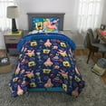 Spongebob Squarepants Kids Twin Comforter & Sheets (4 Piece Bed in A