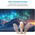 thumbnail image 5 of Gaming Mouse Pad Desk Pad,Extended Big Mouse Pad,31.5x11.8 Inch Long Computer Keyboard Mouse Mat Mousepad with 3mm Non-Slip Base and Stitched Edge for Gaming and Office\u2026 (Aurora), 5 of 6