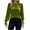 Army Green Velvet Tops for Women, variant on Long Sleeve Velvet Shirts for Women Frill Mock Neck Smocked Cuffs Tops Dressy Casual Business Work Shirts Blouses Green,S