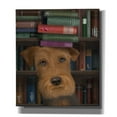 thumbnail image 1 of Epic Graffiti 'Airedale and Books,' by Fab Funky, Canvas Wall Art, 26"x30", 1 of 3