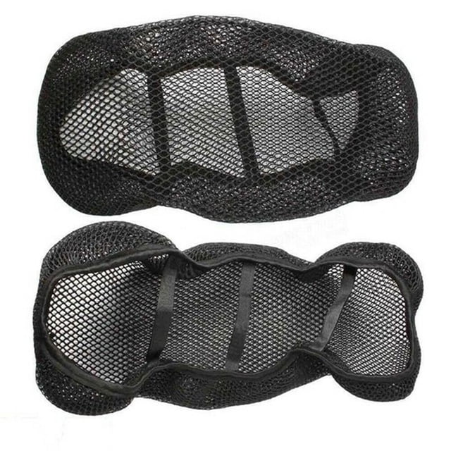 MYG Coussin Antidérapant Filet en Maille Moto Housse de Siège Respirante