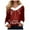 Watermelon Red, variant on Gubotare Women's Long Sleeve Faux Fur Print Dressy Casual Sweatshirt Slim Fitted Christmas V Neck Tops Shawl Collar Knit Sweater (Hot Pink,XXL)