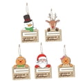 thumbnail image 4 of Porta dinero navideño,Portamonedas navideño con decoraciones colgantes,Colgante de árbol con clip para billetes de madera para Navidad,Clip de madera para billetes de Navidad Porta 5 piezas, 4 of 8