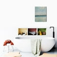 thumbnail image 6 of Beach Haven - 12x16 Inch Modern Navy Blue Wall Art with Coastal Ocean Prints for Bathroom Decor, 6 of 7