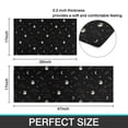 thumbnail image 7 of Black Night Sky Pattern Kitchen Rugs Sets Of 2,Anti Fatigue Kitchen Mat Rugs Non Slip Washable,Decorative Kitchen Floor Mats for Kitchen,Sink,Laundry,17"x30"+17"x47", 7 of 7