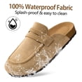 thumbnail image 3 of Decould sylf Women's Suede Mules & Clogs Soft Cork Footbed Potato Shoes Slip On Comfort Casual Shoes with Arch Support, 3 of 8