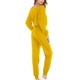 thumbnail image 5 of Chbgutlmr Jogger Sets for Women 2 Piece Tracksuit Set Cropped Sweatshirt with Pants Sweatsuits Fall Outfits, 5 of 5