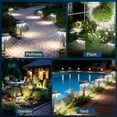 thumbnail image 3 of 2 Pack Solar Spotlights Outdoor Waterproof, 850LM Adjustable Solar Spot Lights, Solar Garden Landscape Lights with 3 Modes, Outdoor Solar Lights for Yard Pathway Garden House, 3 of 7