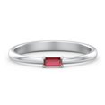 thumbnail image 1 of East-West Baguette Ring - Blue Sapphire (September), 1 of 3