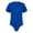 Blue, variant on Men Round Neck Short Sleeves Bodysuit Sleepwear Nightwear Romper Pajamas Black L