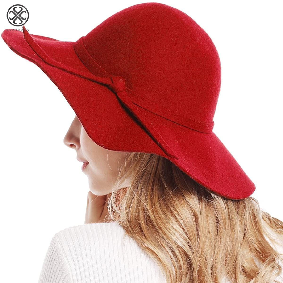 Refined Glamour: Women's Wide Brim Wool Floppy Hat for Classic Style and  Warmth,wide Brim Wool Floppy Hat 