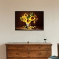 thumbnail image 2 of wall26 - Canvas Wall Art - Still Life with Sunflower and Butterfly - Gallery Wrap Modern Home Art | Ready to Hang - 24x36 inches, 2 of 3