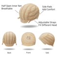 thumbnail image 3 of Morvally Short Straight Blonde Bob Wig with Two Jaw Claws Ponytail Hair for Cosplay Costume Halloween Wigs, 3 of 8