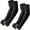 2 Pairs - 2 Black, variant on Arm Sleeves with Thumb Hole, UV Sun Protection Cooling Compression Cover Sports for Men/Women