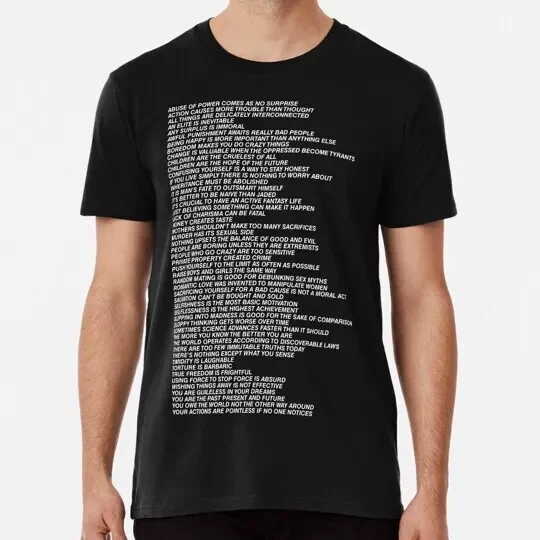 Nikes Jenny Holzer Truisms Blonde S to 5XL Made in the USA T-Shirt