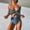 Blue, variant on VBVC One Piece Swimsuit for Women Bathing Suits Twist Front Cutout Adjustable Straps Ruched Swimwear
