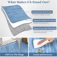 thumbnail image 5 of Living Room Rug 8x10 Modern Plain Carpet Washable Area Rug Stain Resistant Easy to Clean Carpet Non Slip Low Pile Floor Cover for Bedroom Playroom Nursery Apatrtment,Blue, 5 of 7