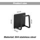 thumbnail image 3 of Soporte de esponja autoadhesivo para fregadero de cocina, ganchos impermeables de acero inoxidable, color negro, 4 Uds. BRI Rojo Verde, 3 of 5