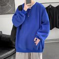 thumbnail image 3 of Gibobby Sudaderas y2k Sudadera para Hombre Camisa para Hombre(Azul oscuro,G), 3 of 5