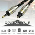 thumbnail image 4 of Câble Numérique Toslink vers Mini Toslink 3.5mm Câble Optique SPDIF 5M, 4 of 7