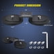 thumbnail image 2 of Soportes de barra de luces con base magnética Nilight Universal Fit, 2 unidades, 2 of 7