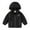 Black, variant on Kids 2025 New Thin Hooded Casual Windbreaker For Boys Children Coats Winter