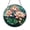Acrylic 3.5 Inch, variant on Round Lotus Glass Suncatcher for Window, Floral Zen Home Decoration, Calming Spiritual Gift for Living Space