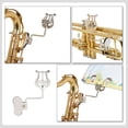 thumbnail image 2 of Weiweiguan 1pc Universal Orchestral Instruments Score Rack Portable Music Note Clip (Silver), 2 of 7